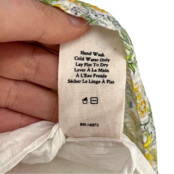 LoveShackFancy Girls 12Y Multicolor Floral High-Low Skirt - Picture 5 of 5